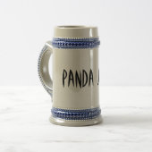 パンダジュースステイン ビールジョッキ (正面左)