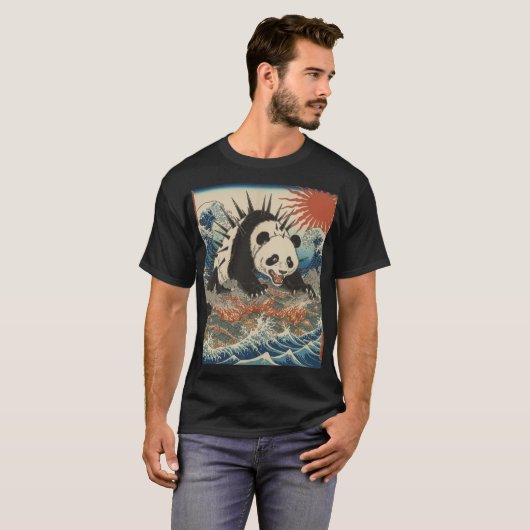 パンダジラ Tシャツ (正面フル)