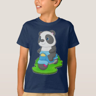 パンダスクーター Tシャツ