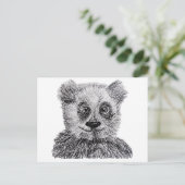 パンダスケッチはがき ポストカード (スタンド正面)