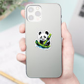 パンダステッカー シール (スマートフォン)