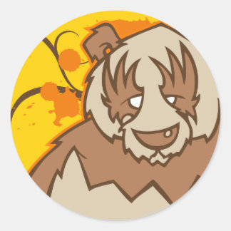 パンダステッカー ラウンドシール