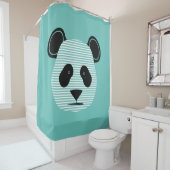 パンダストライプー シャワーカーテン (インサイチュ)