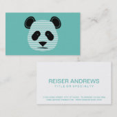 パンダストライプー 名刺 (正面/裏面)