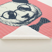 パンダストライプ シェルパブランケット (3/4)