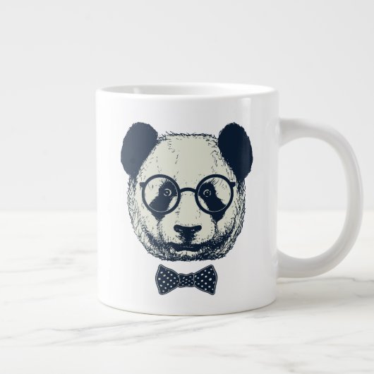 パンダストライプ ジャンボコーヒーマグカップ (右)