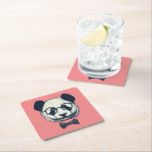 パンダストライプ スクエアペーパーコースター (インサイチュ)