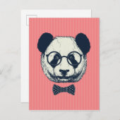 パンダストライプ ポストカード (正面/裏面)