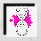 パンダスプラッツ 招待状 (正面/裏面)