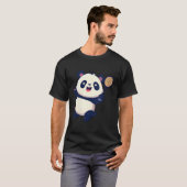 パンダス遊テニスバドミントン Tシャツ (正面フル)