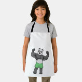 パンダズボディービルダーアットボディビル エプロン (インサイチュ)