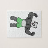 パンダズボディービルダーアットボディビル ジグソーパズル (横)