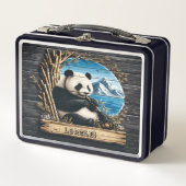 パンダズマウンテンリトリート：バンブーリ過去 メタルランチボックス (正面)