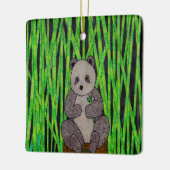 パンダセラミックオーナメント セラミックオーナメント (左)