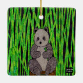 パンダセラミックオーナメント セラミックオーナメント (裏面)