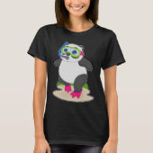 パンダダイバースノーケルダイビング Tシャツ (正面)