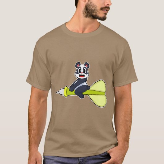 パンダダーツダーツ Tシャツ (正面)