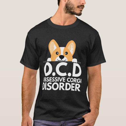 パンダッグコーギーの執着症 Tシャツ (正面)