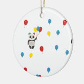 パンダデイバルーンお祝い セラミックオーナメント (左)