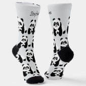 パンダデザインソックス ソックス (傾斜あり)