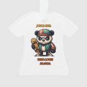 パンダデザイン オーナメント (正面)