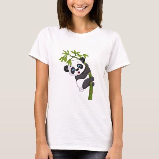 パンダデザイン Tシャツ (正面)