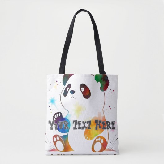 パンダトートバッグ トートバッグ (正面)
