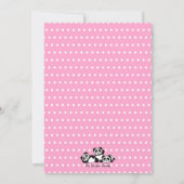 パンダドットバースデーパーティー 招待状 (裏面)