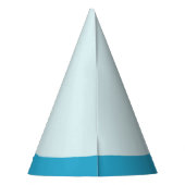 パンダドリンクブルーボバブルティー誕生日 パーティーハット (裏面)