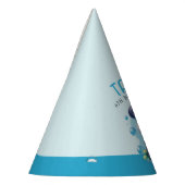 パンダドリンクブルーボバブルティー誕生日 パーティーハット (左)