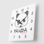 パンダドリーマー スクエア壁時計 (傾斜)