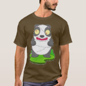 パンダハロウィーンゾンビ Tシャツ (正面)