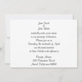 パンダハート結婚式招待状 招待状 (裏面)