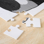 パンダバスケットボール選手バスケットボール ジグソーパズル (側面)