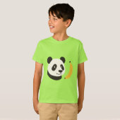 パンダバナナキッズTシャツ Tシャツ (正面フル)