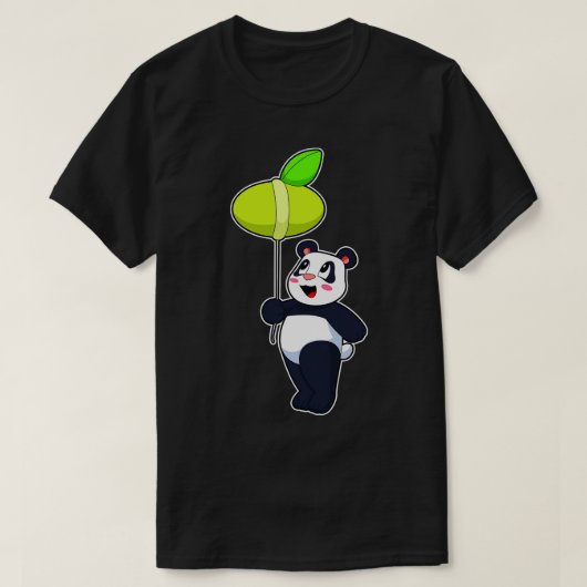 パンダバルーン Tシャツ (デザイン正面)