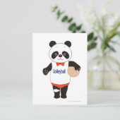パンダバレーボール選手 ポストカード (スタンド正面)