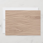 パンダバースデーパーティーテーマ招待 招待状 (裏面)