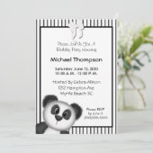 パンダバースデーパーティ招待状 招待状 (スタンド正面)