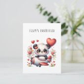 パンダパイロット 誕生日 シーズンポストカード (スタンド正面)