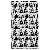 パンダパターンホワイトBG スモールペーパーバッグ (裏面)