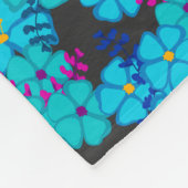 パンダパラダイス開花 フリースブランケット (角)