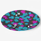 パンダパラダイス開花 ペーパープレート (アングル)