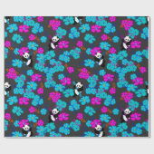 パンダパラダイス開花 ラッピングペーパー (フラット)