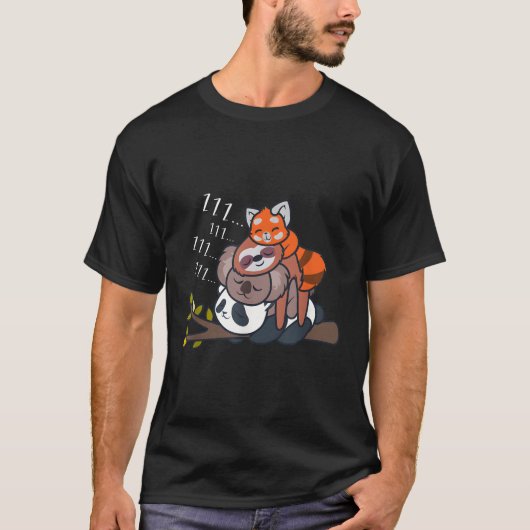 パンダパンダパンダコアラスロス Tシャツ (正面)