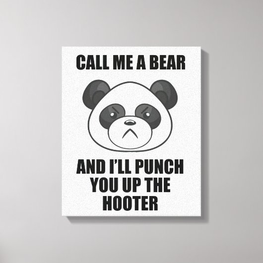 パンダパンチキャンバスプリント（アイリスワイルドタイム） キャンバスプリント (正面)