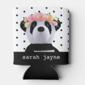 パンダパーティー水玉模様名クーラーボックス 缶クーラー (裏面)