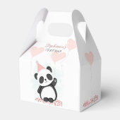 パンダパーティー フェイバーボックス (裏面サイド)