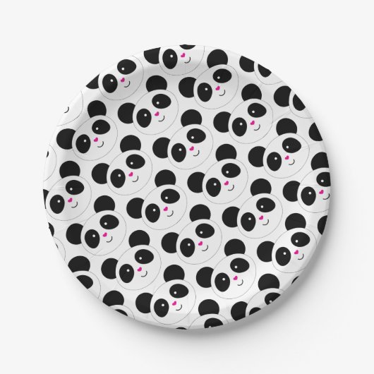パンダパーティー ペーパープレート (正面)