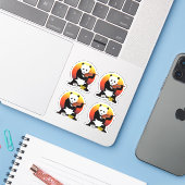 パンダビオリント シール (ノートパソコンとiPhone)